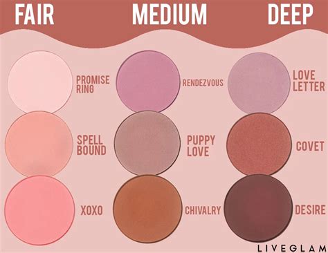 neutral blush for fair skin.